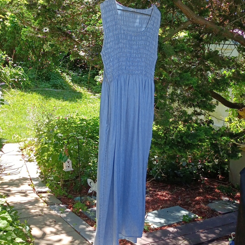 Denim dress ladies
